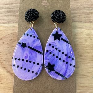 Polymer clay earrings